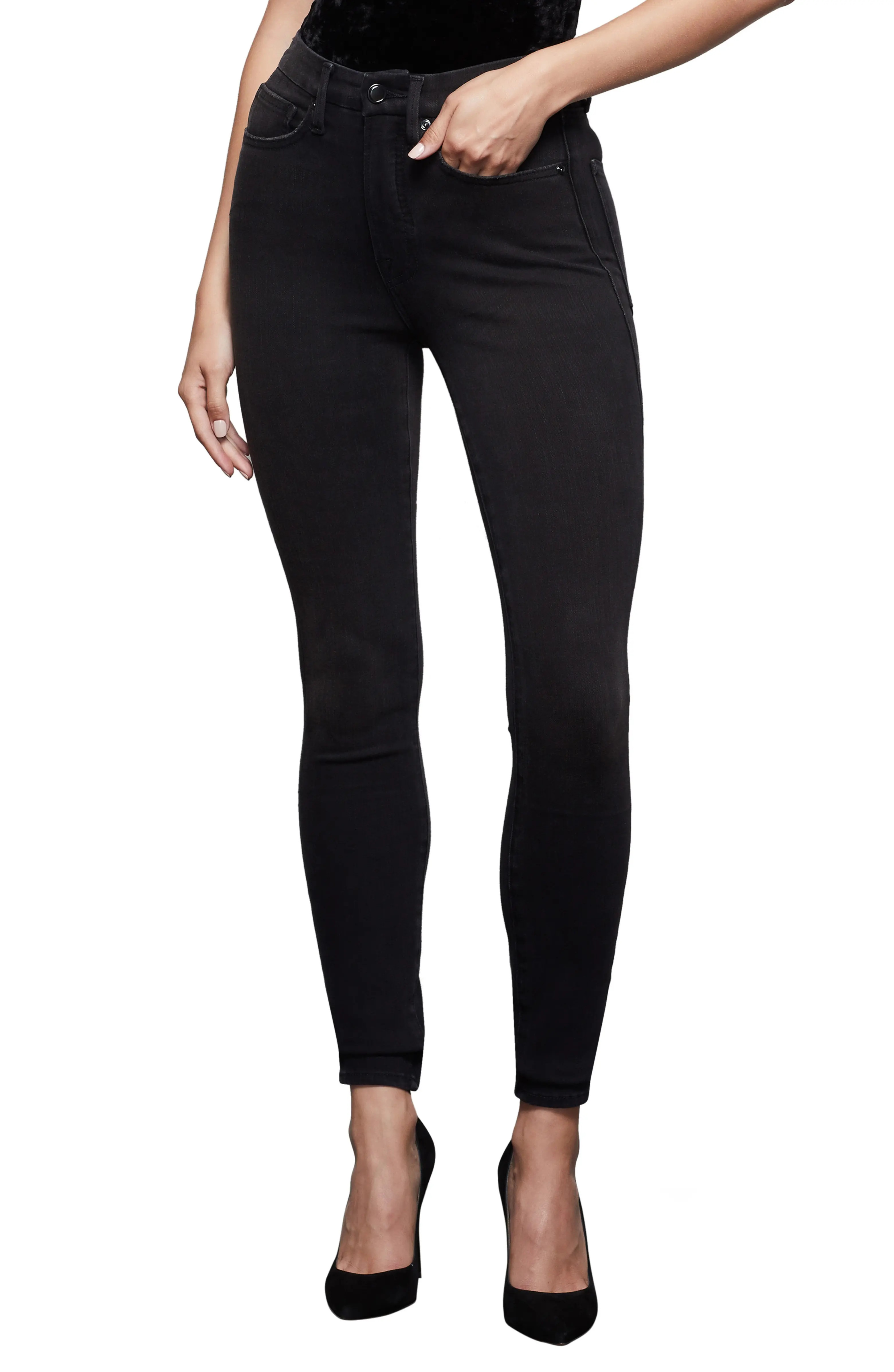 Good Waist High Waist Extreme V Skinny Jeans | Nordstrom