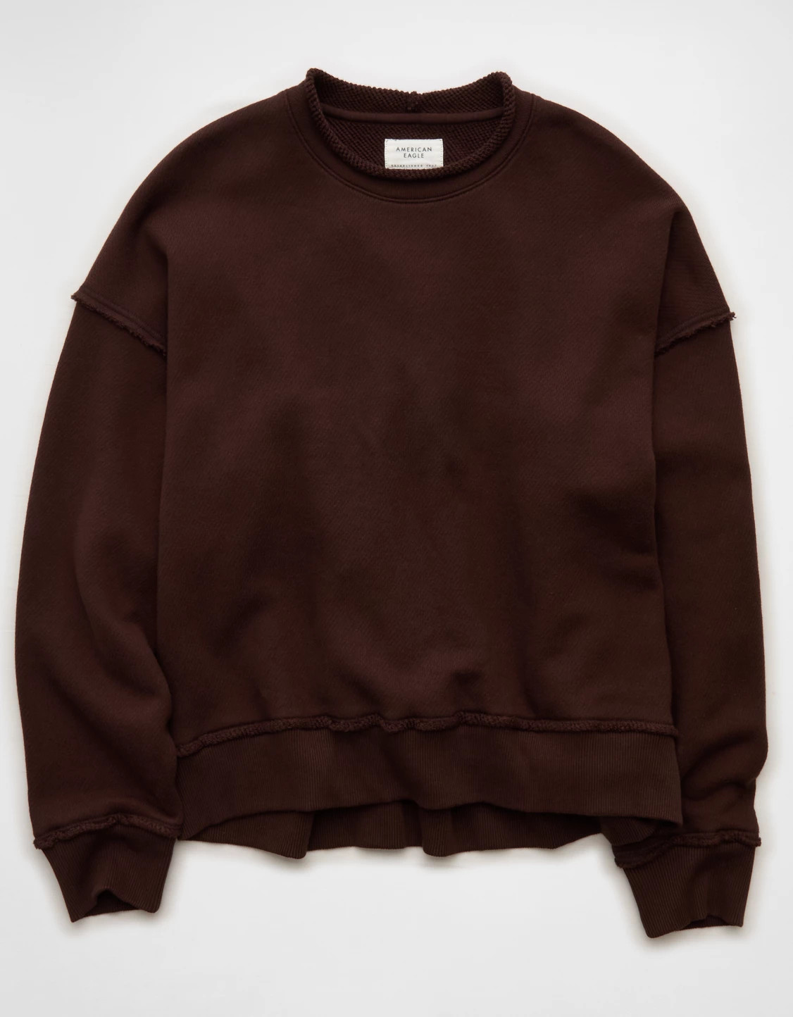 AE On A Roll Crew Neck Sweatshirt | American Eagle Outfitters (US & CA)