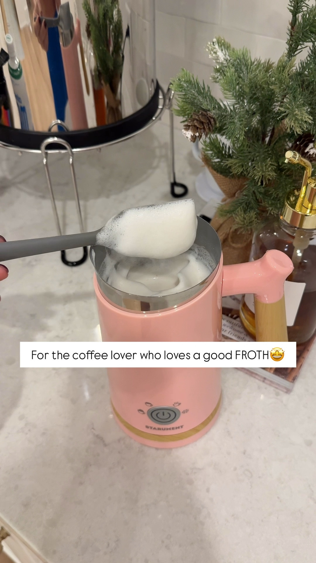 Amazon coffee Frother for the perfect froth! Gift idea for her. Favorite things gift. 

#LTKGiftGuide #LTKHome #LTKHoliday
