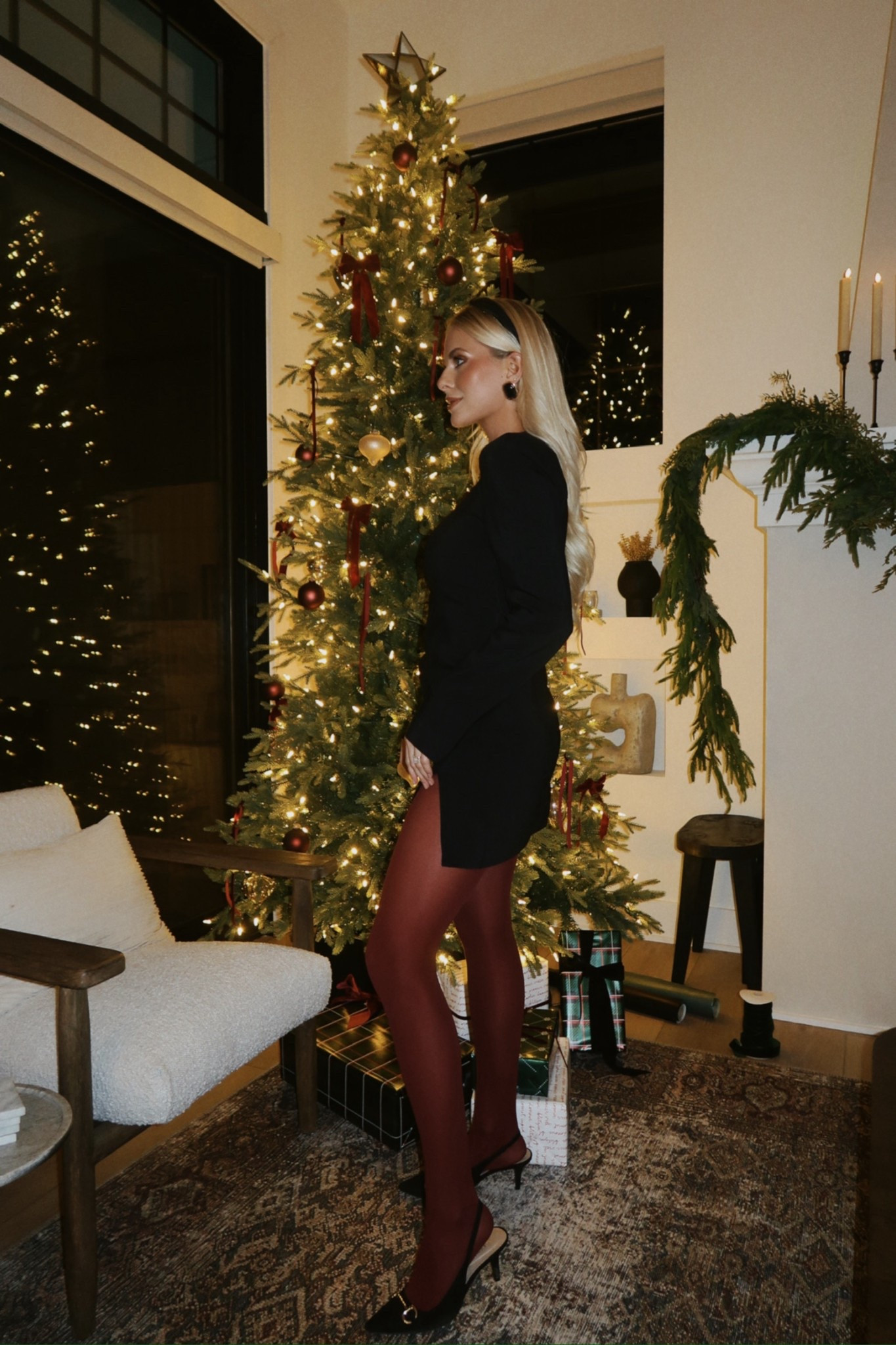 Holiday outfit inspo! Dress is older from Mango! Linking similar dresses, shoes, and earrings! 

#kathleenpost #holidayoutfit #whattowear#LTKStyleTip 

#LTKSeasonal #LTKHoliday

#LTKootd