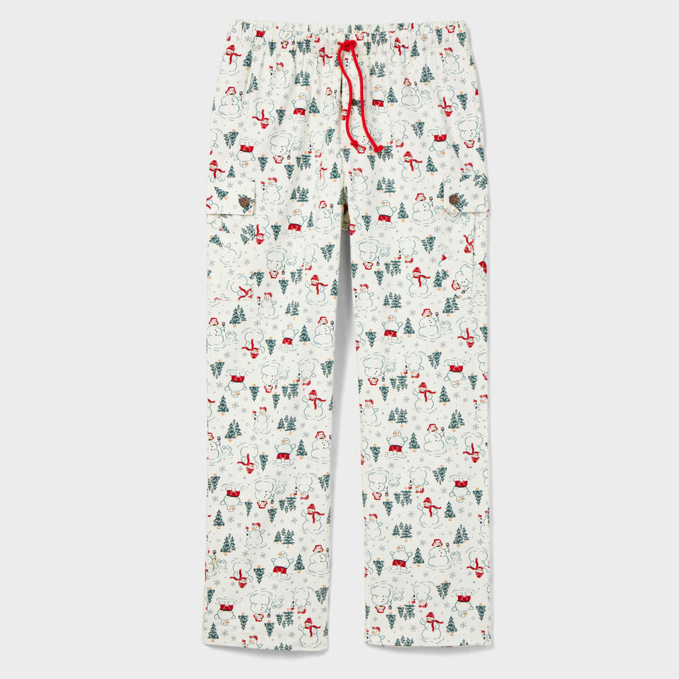 Men's Flannel Cargo Lounge Pants | Duluth Trading Company
