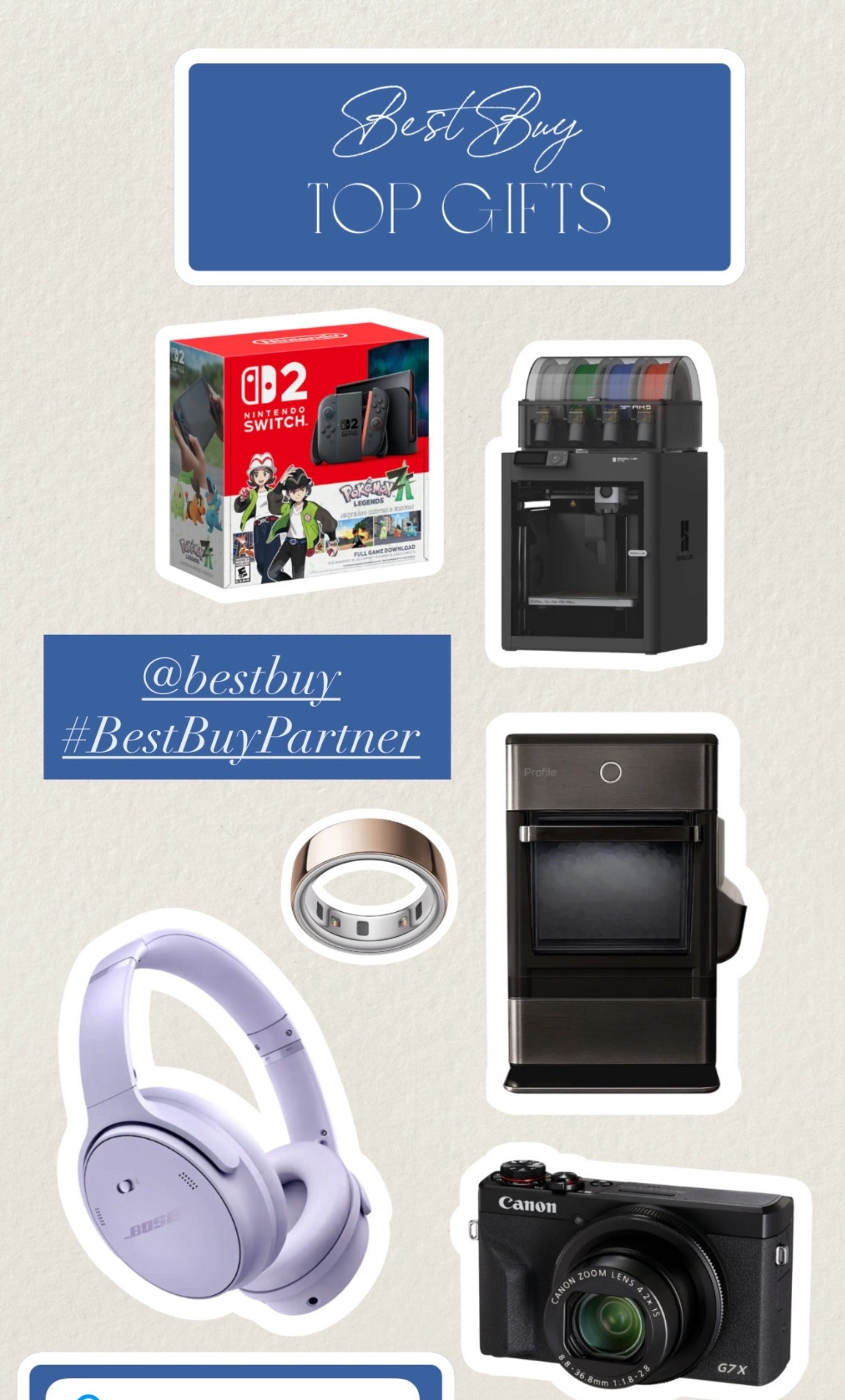  #BestBuyPartner 
Some of our fam’s fave finds from @bestbuy plus a few wishlist items! 