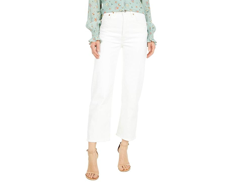 Levi's(r) Premium Ribcage Straight Ankle Women's Jeans Cloud Over : 30 27, Cotton/Denim/Elastane | Zappos