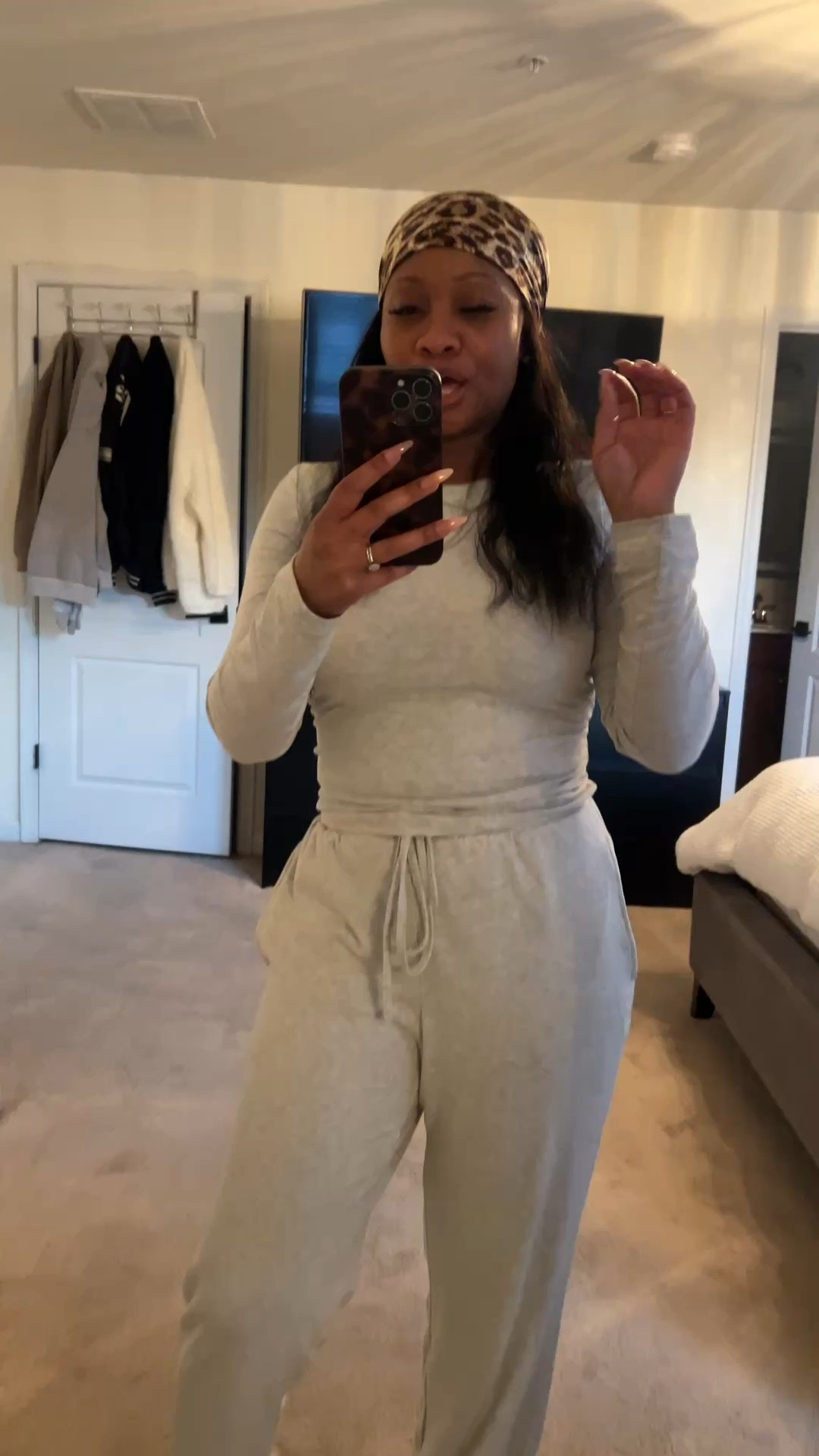 spring outfits 2pieve lounge set 
Size small 
*** Color correction Oatmeal grey 
Women’s outfit. Loungewear. Amazon finds 

#LTKmomlife #LTKSaleAlert #LTKootd