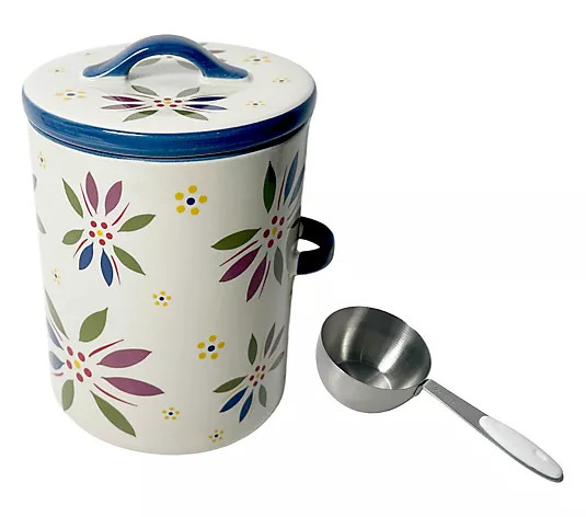 Temp-tations 3-qt Lidded Canister with Scoop | QVC