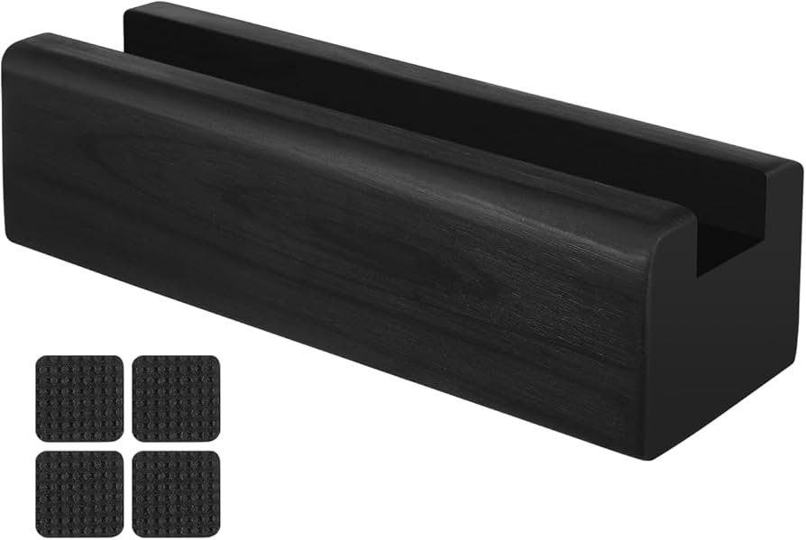 Angoily Household Mirror Holder Anti-Skid Mirror Support Wooden Mount Cork Board Stand Accessory | Amazon (US)