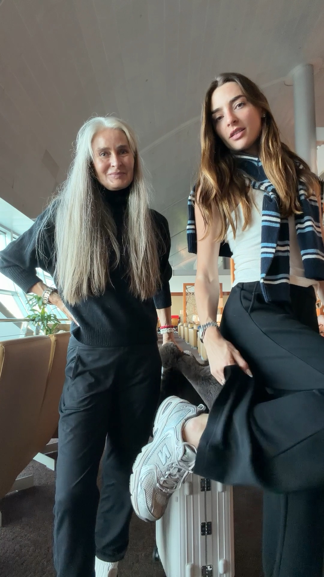 Travel ootd mother daughter skims Varley reformation Alo cashmere 

#LTKTravel #LTKootd