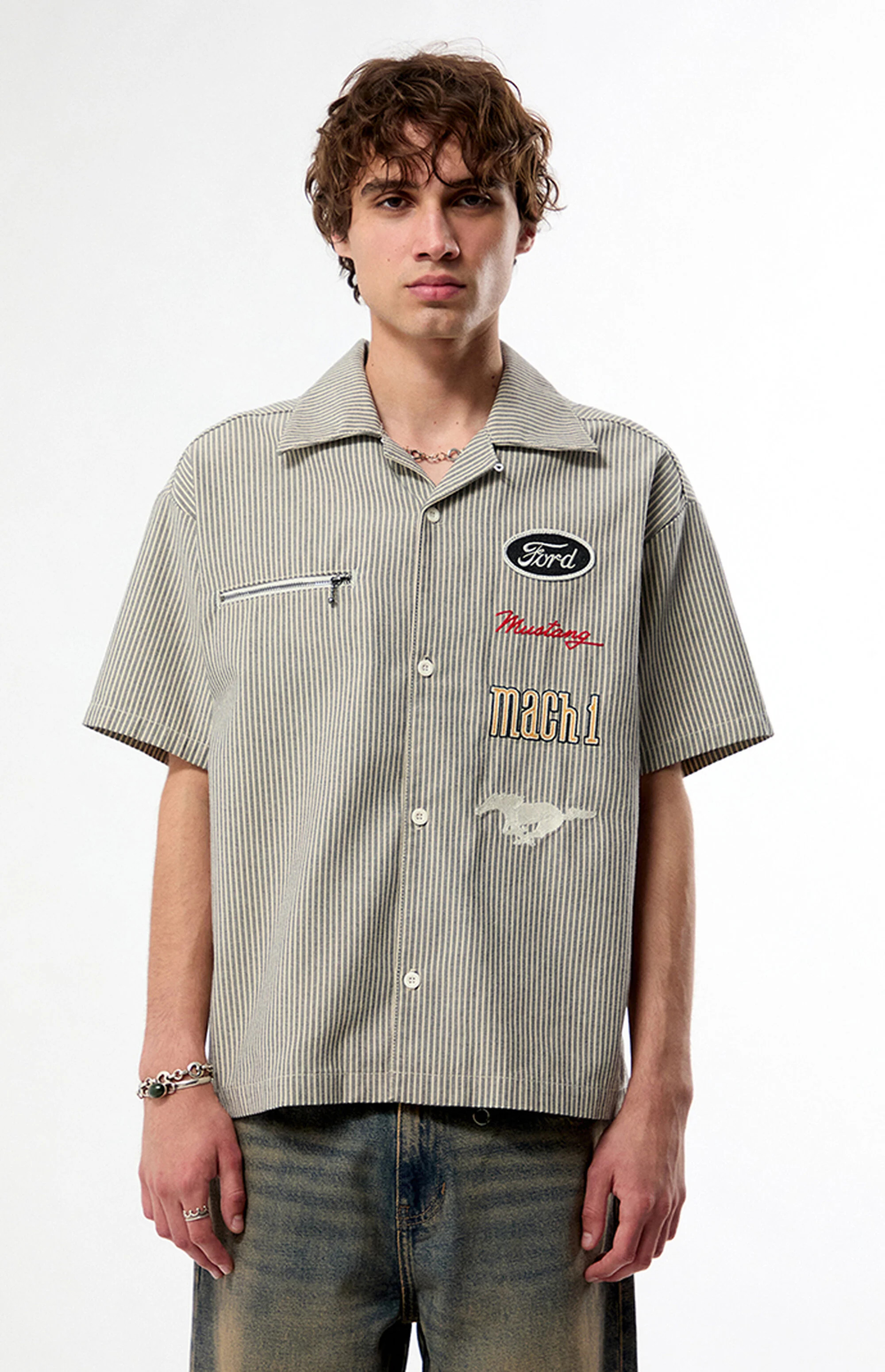 Striped Work Shirt | PacSun