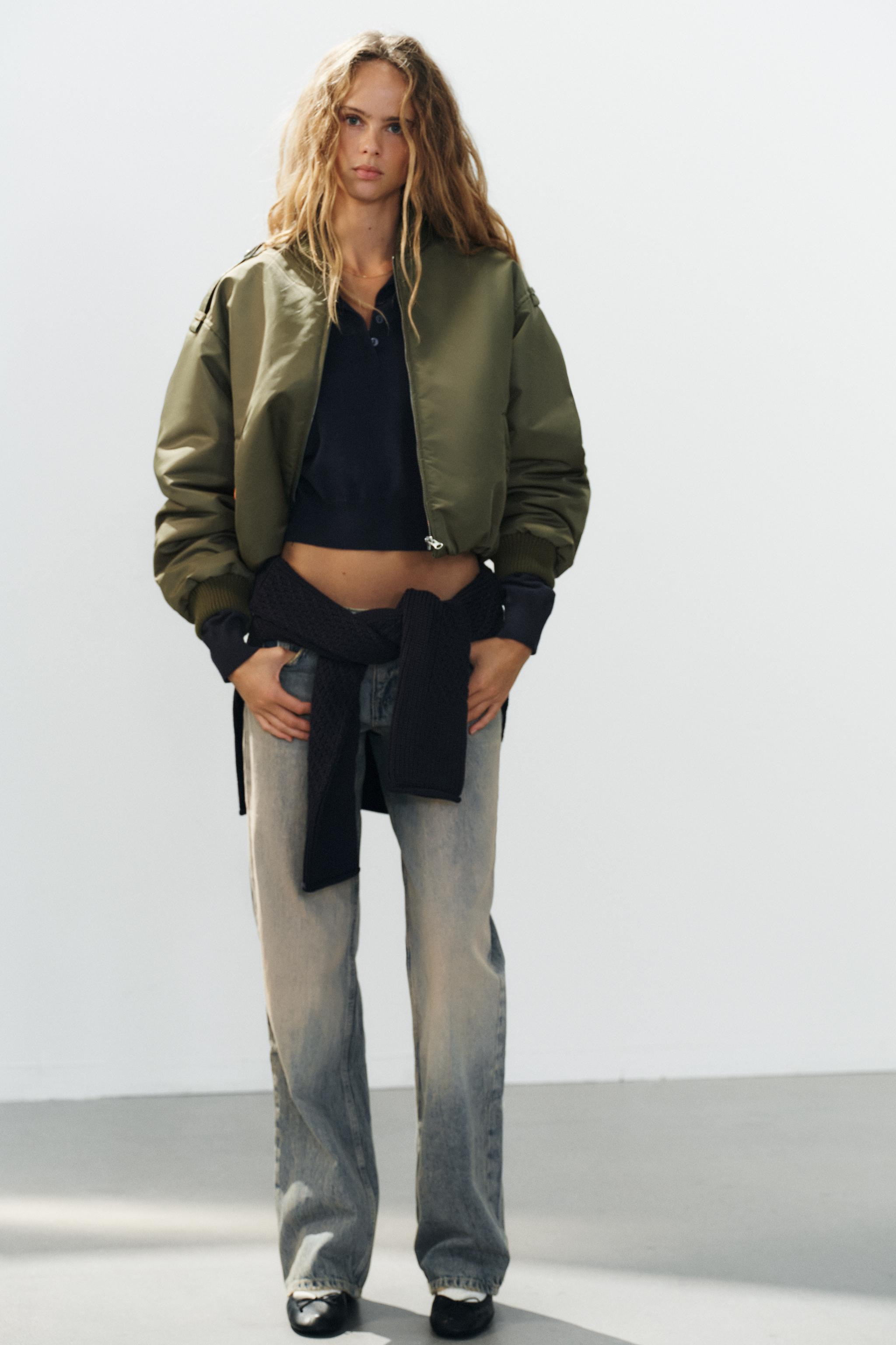 BOMBER JACKET WITH TABS | Zara UK