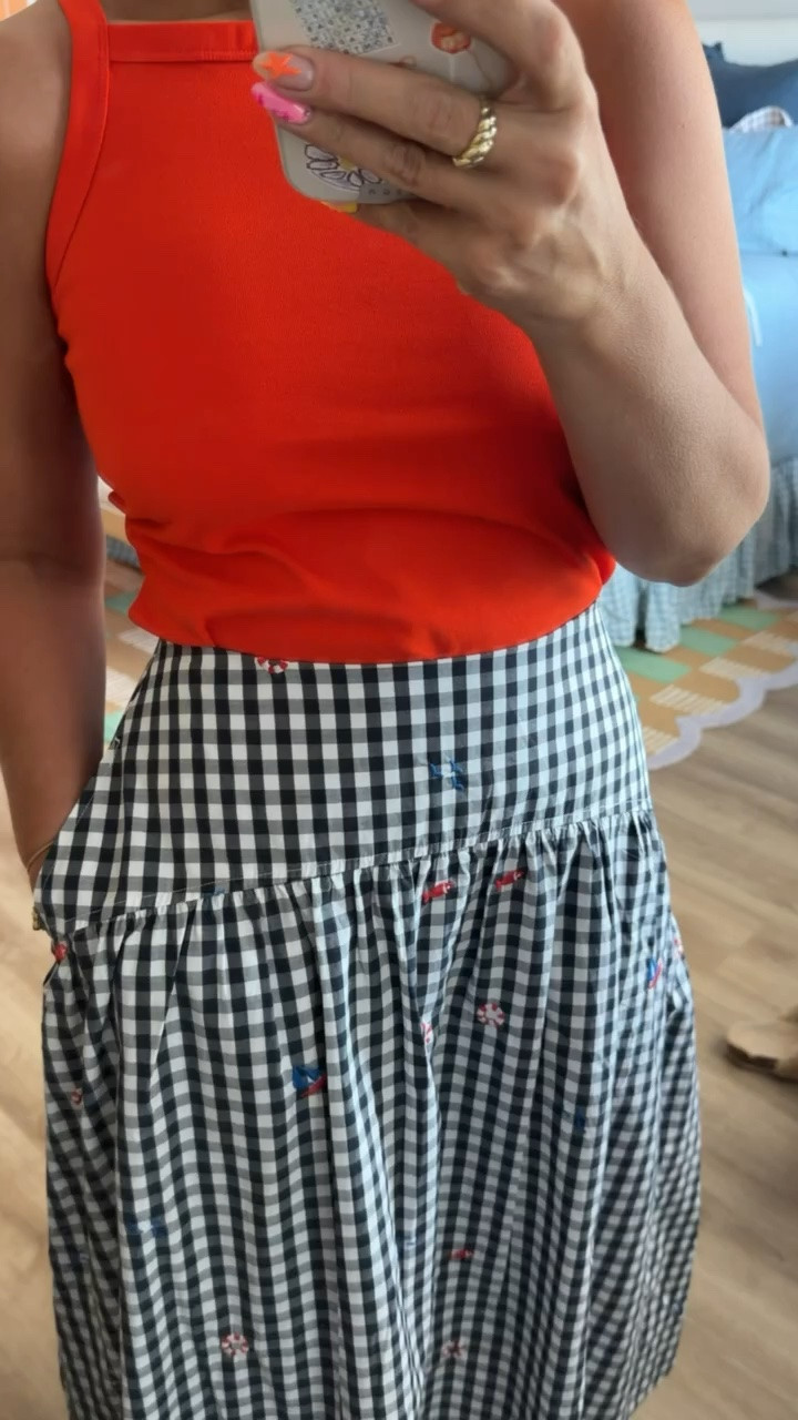 If coastal grandma and cottagecore had a baby… 🤍  The embroidery, the drop waist, the dreamy silhouette… this skirt looks like something you'd find in a little seaside boutique, not Walmart.  One of those pieces that instantly makes an outfit feel special without even trying.
