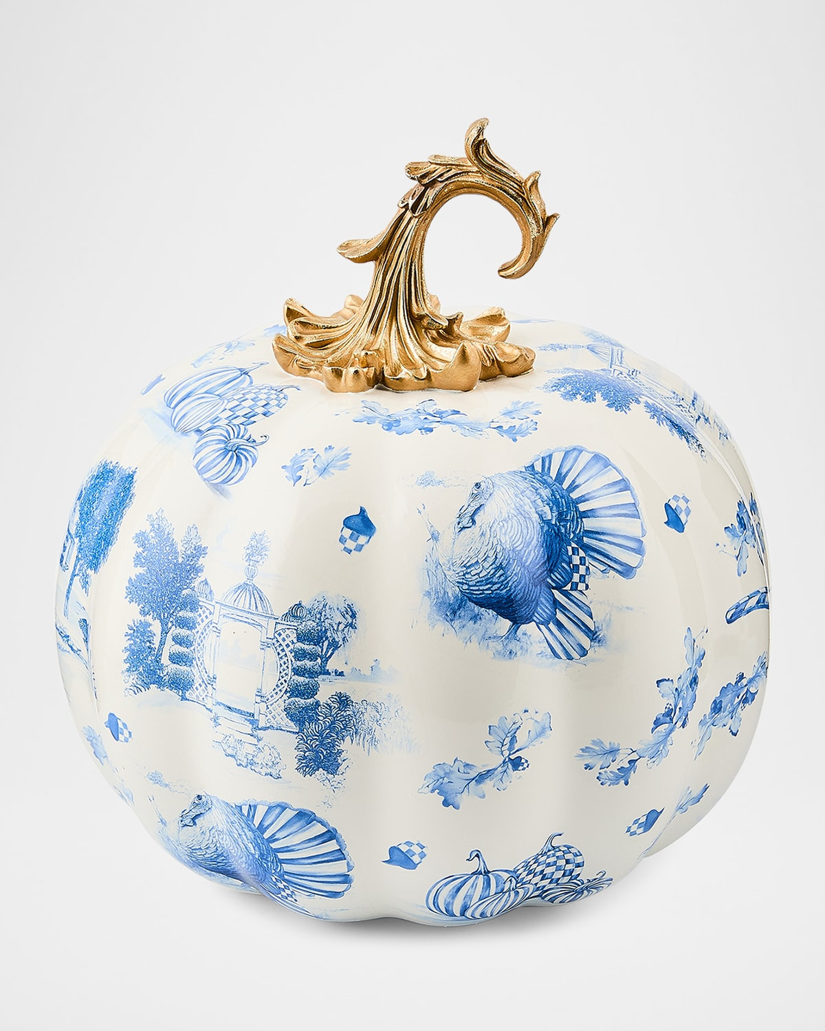 Royal Autumn Toile Pumpkin | Neiman Marcus