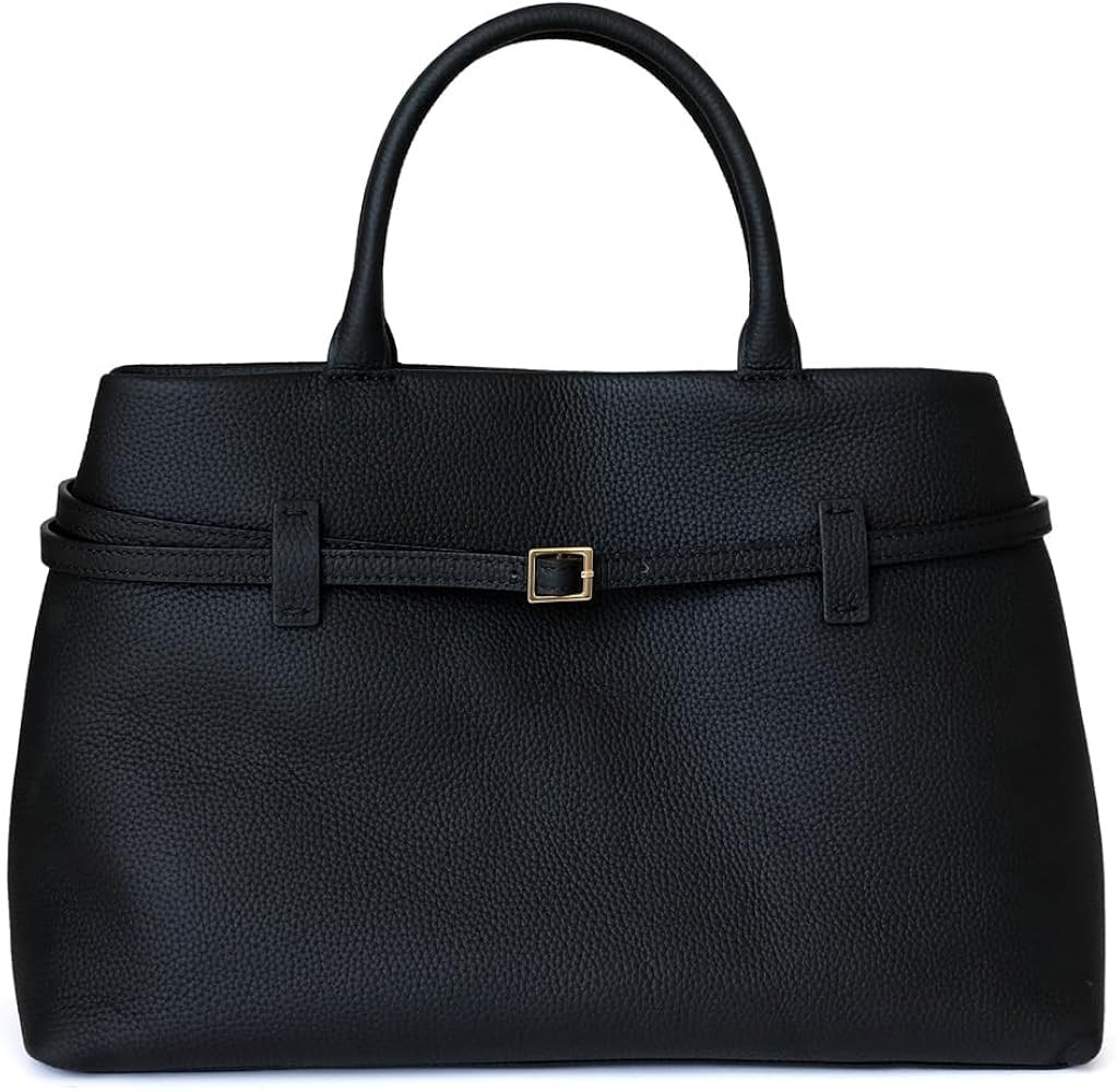 Rejolly Tote Bag for Women Buckle Belt Leather Handbag Top Handle Trendy Shoulder Purse | Amazon (US)