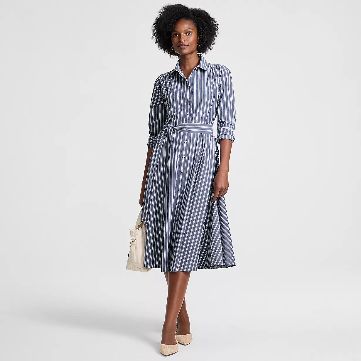 Women's Poplin Perfect Shirt Dress | Lands' End (US)