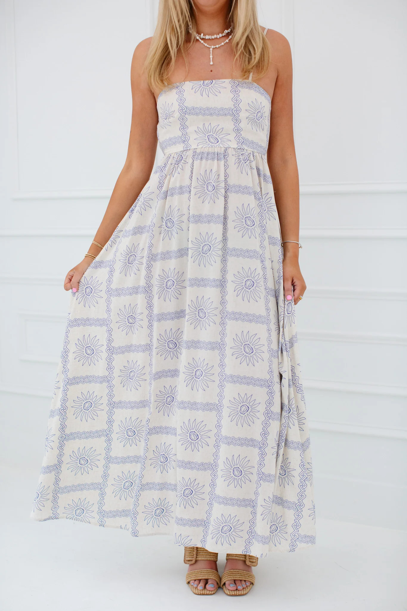 Mediterranean Glow Maxi Dress - Mediterranean Glow | Triple Threads
