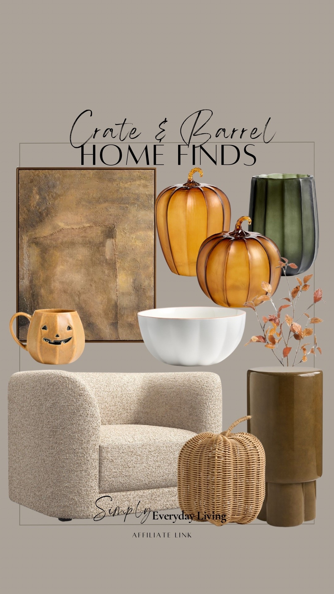 Crate & Barrel home finds 