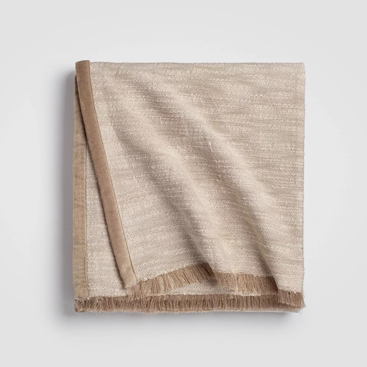 Tranquil Oatmeal Weave Throw, Soft Cozy Neutral Texture | Target
