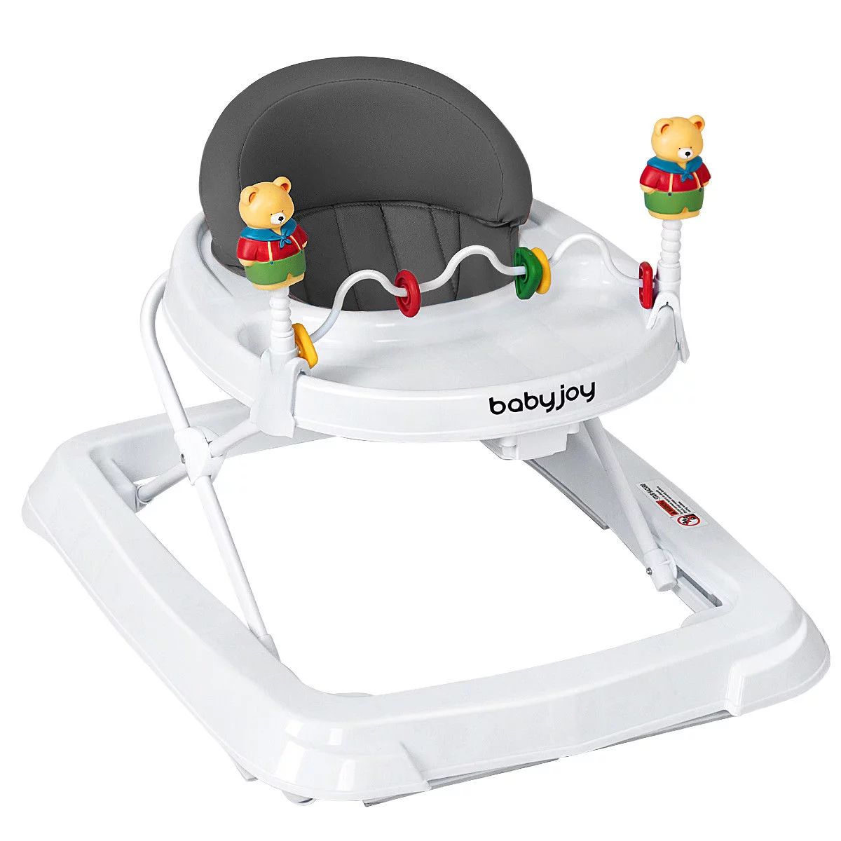 Baby Walker Adjustable Height Removable Toy Wheels Folding Portable 3 Colors | Walmart (US)