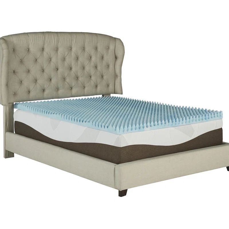 Wayfair Sleep™ 2" Reversible Medium Gel Memory Foam Mattress Topper | Wayfair North America