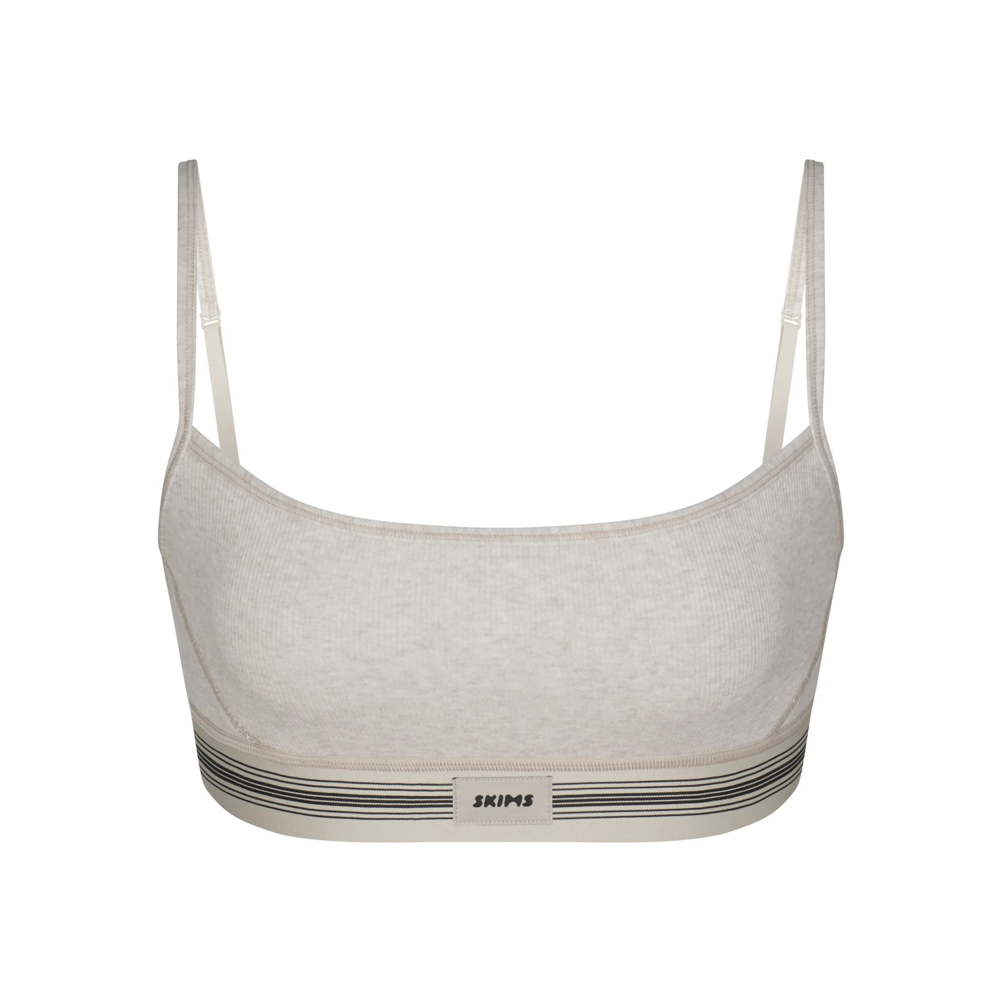COTTON RIBSCOOP BRALETTE$36 | SKIMS (US)