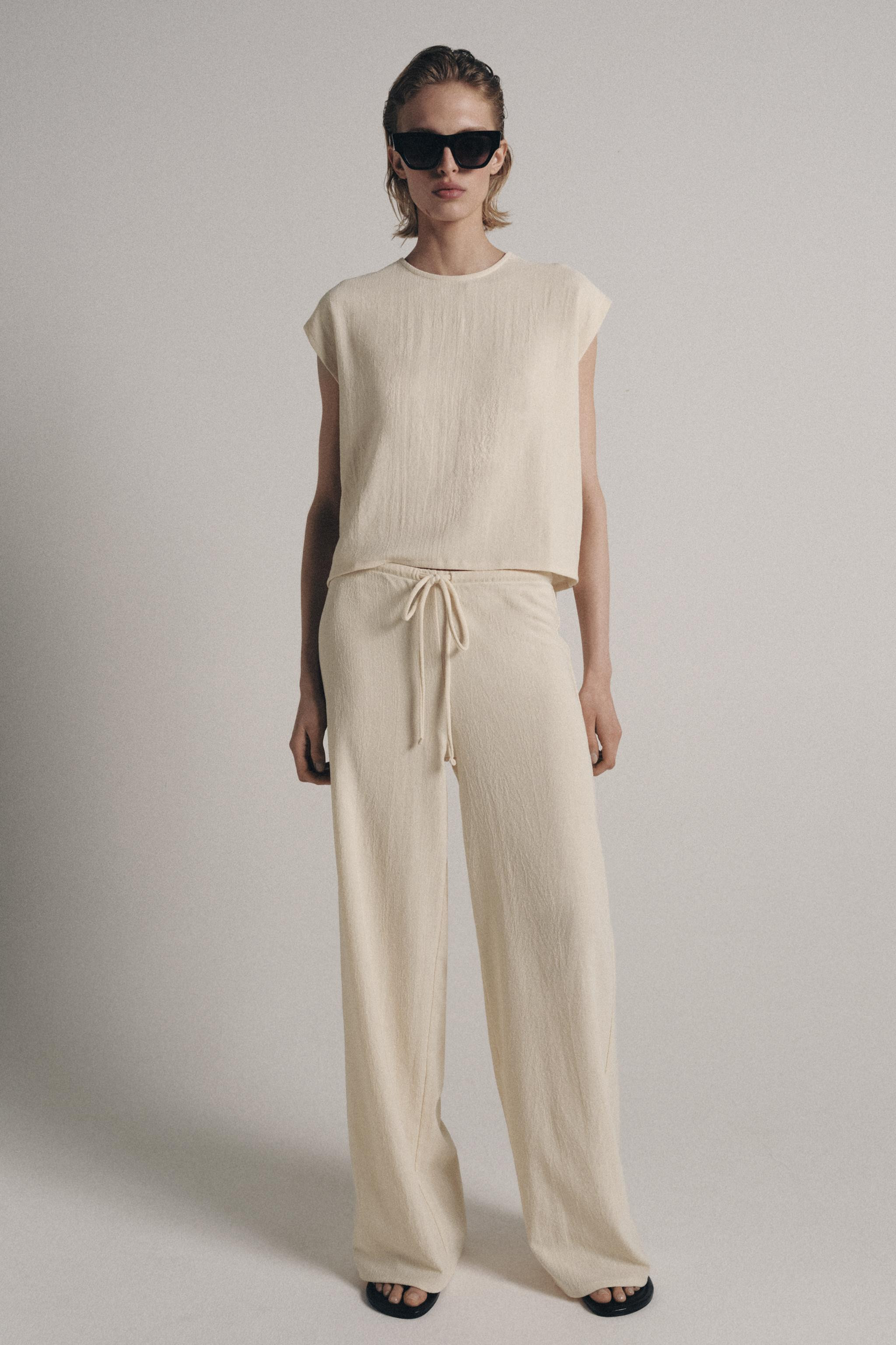RUSTIC SLEEVELESS TOP | Zara US