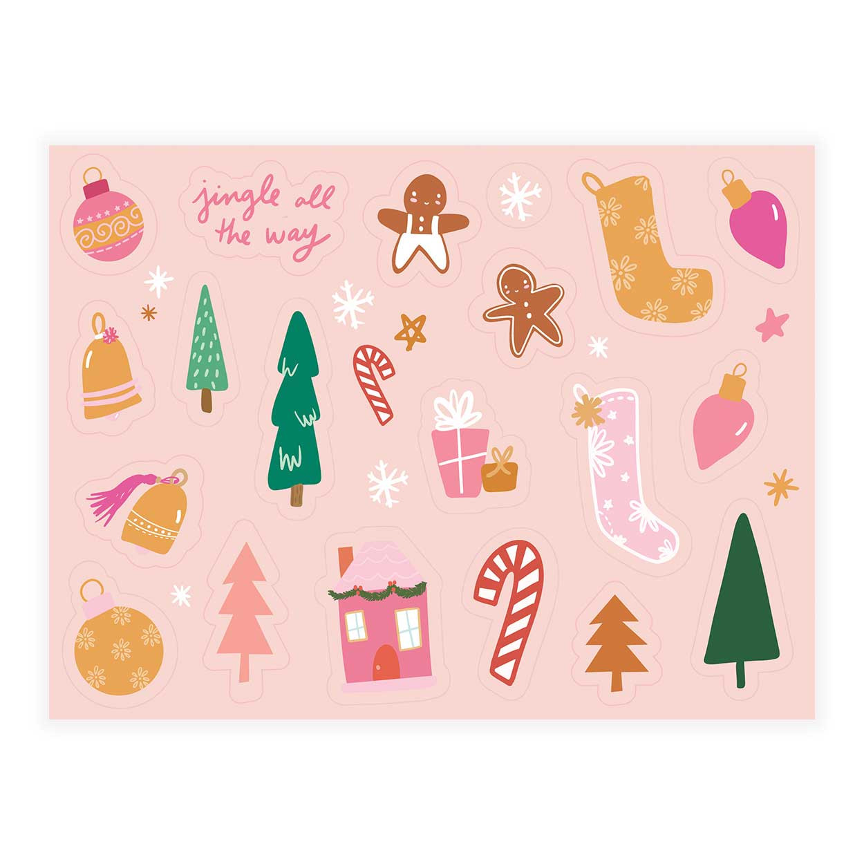 Jingle All the Way Sticker Set | Shop Sweet Lulu