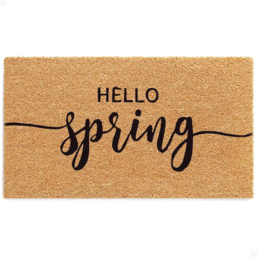 THEODORE MAGNUS Door Mat - Welcome Mat for Front Door with Non-Slip Backing - Durable Spring & Su... | Amazon (US)