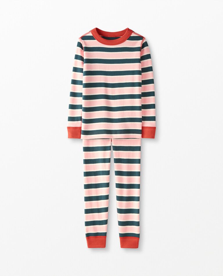 Stripe Long John Pajamas In Organic Cotton | Hanna Andersson