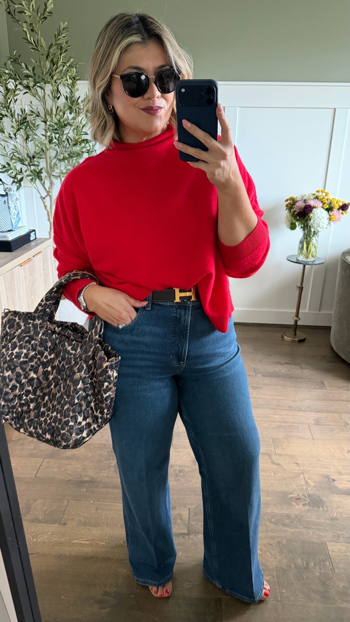 I’m wearing an XL in the cashmere sweater—the fit is generous, but also slightly boxy so I sized up. The shade of red is from a few years ago—I linked up this year’s version + plus a gorgeous brown that I just bought as well.

My typical size in all Authentic 360 jeans is an XL, petite. I initially ordered these in that exact size, however, I decided to re-order a 1X (regular inseam). While they fit a bit more loose, I much prefer comfort over the label in my pants. These jeans just happened to run a bit smaller than the others, but that’s what I’m here for—to test it out and let you know exactly how they fit so you can make the best decision for yourself when ordering!

Use code CMCLAIREXSPANX for 15% off your first purchase + free shipping, excluding sales.

#LTKootd #LTKOver40 #LTKMidsize