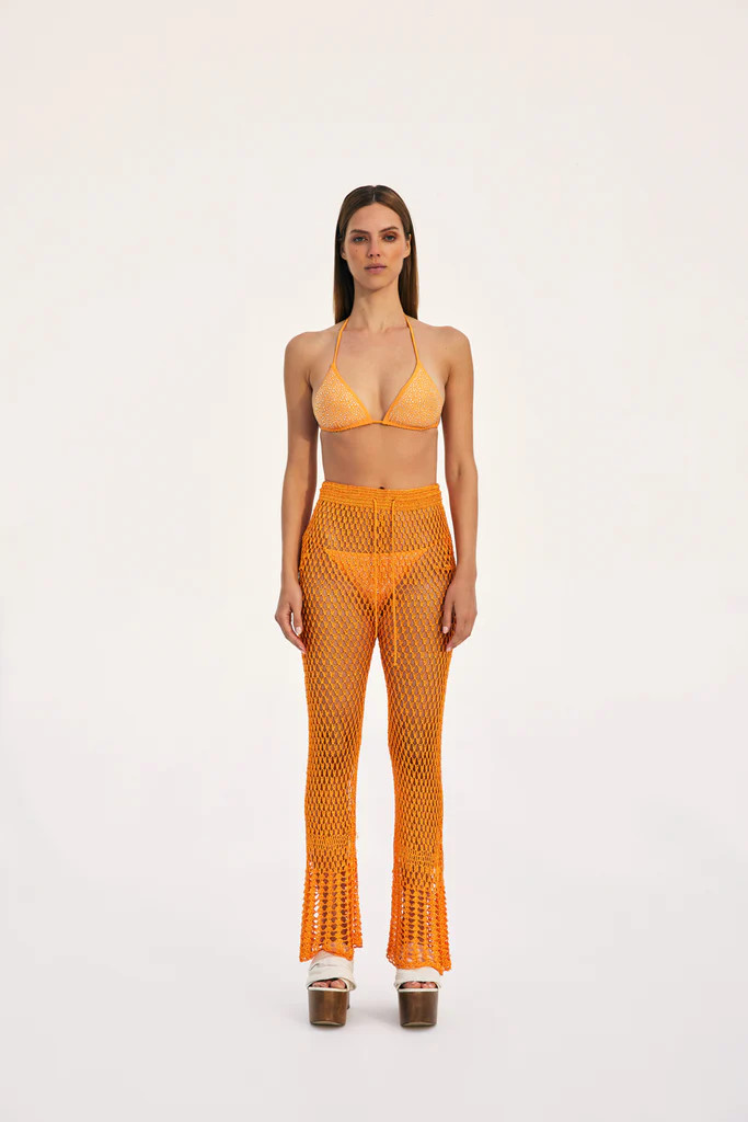 IRIEL CROCHET PANTS - APRICOT | Cult Gaia - US