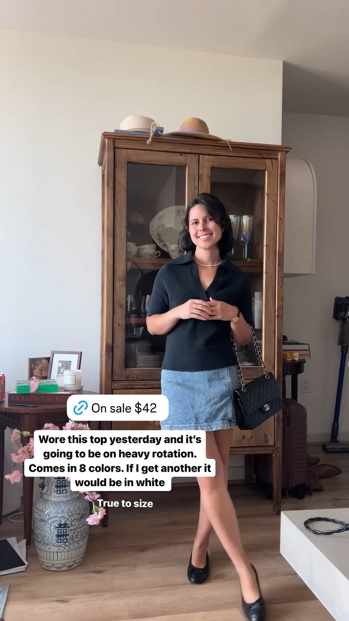 Wore this top yesterday and it’s going to be on heavy rotation. Comes in 8 colors. If I get another it would be in white  True to size