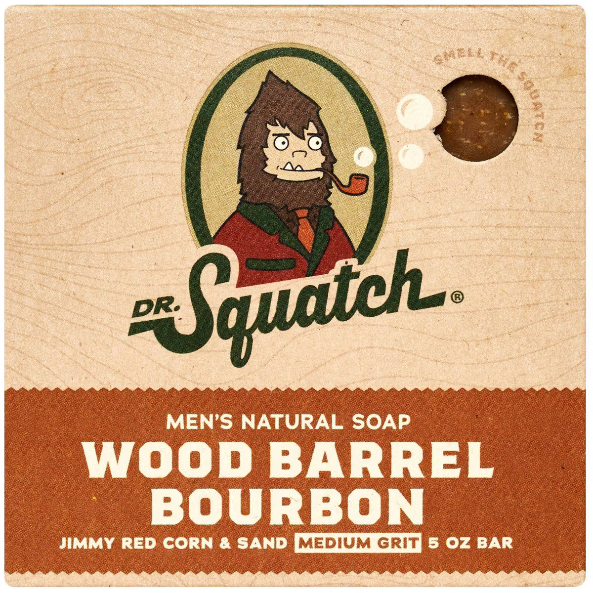 DR. SQUATCH Men's All Natural Bar Soap - Wood Barrel Bourbon - 5oz | Target