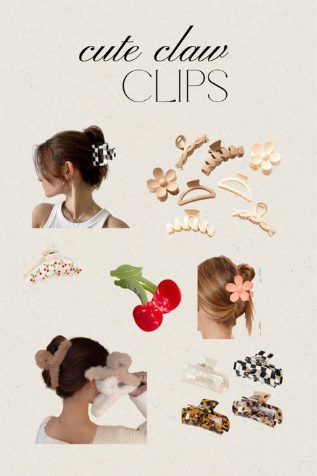 some cute claw clips on Amazon right now 🙂 #clawclip #hairstyles #hairaccessories #springaccessories 

#LTKbeauty #LTKSeasonal #LTKfindsunder50