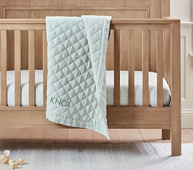 European Linen Baby Quilt | Pottery Barn Kids