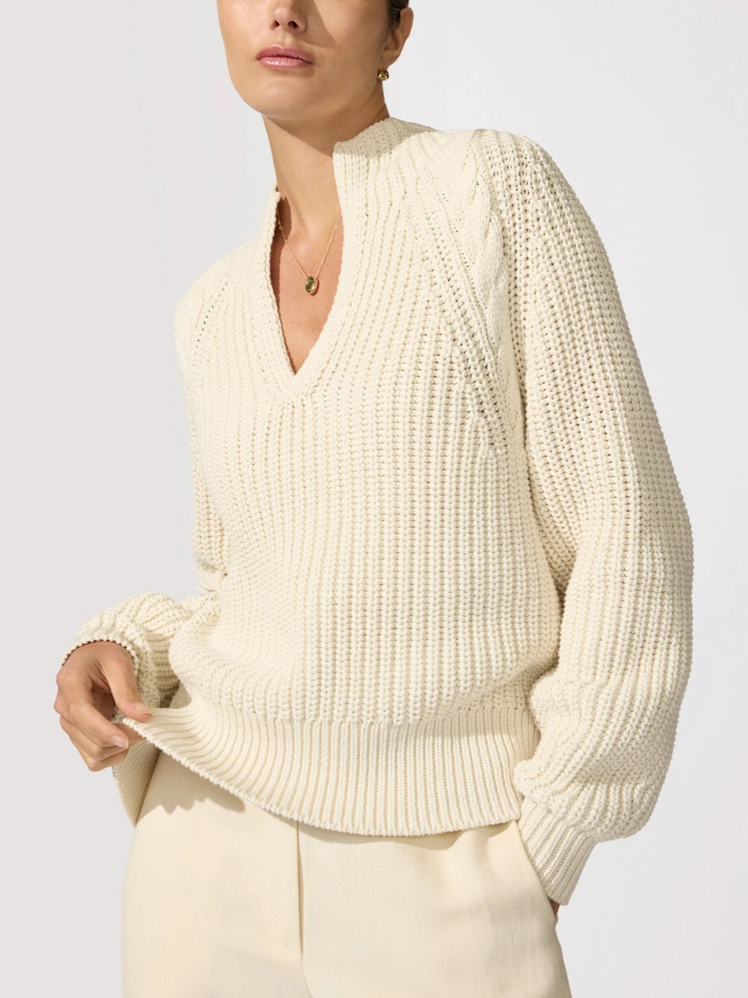 Women's Eyres Sweater in Almond | Brochu Walker | Brochu Walker