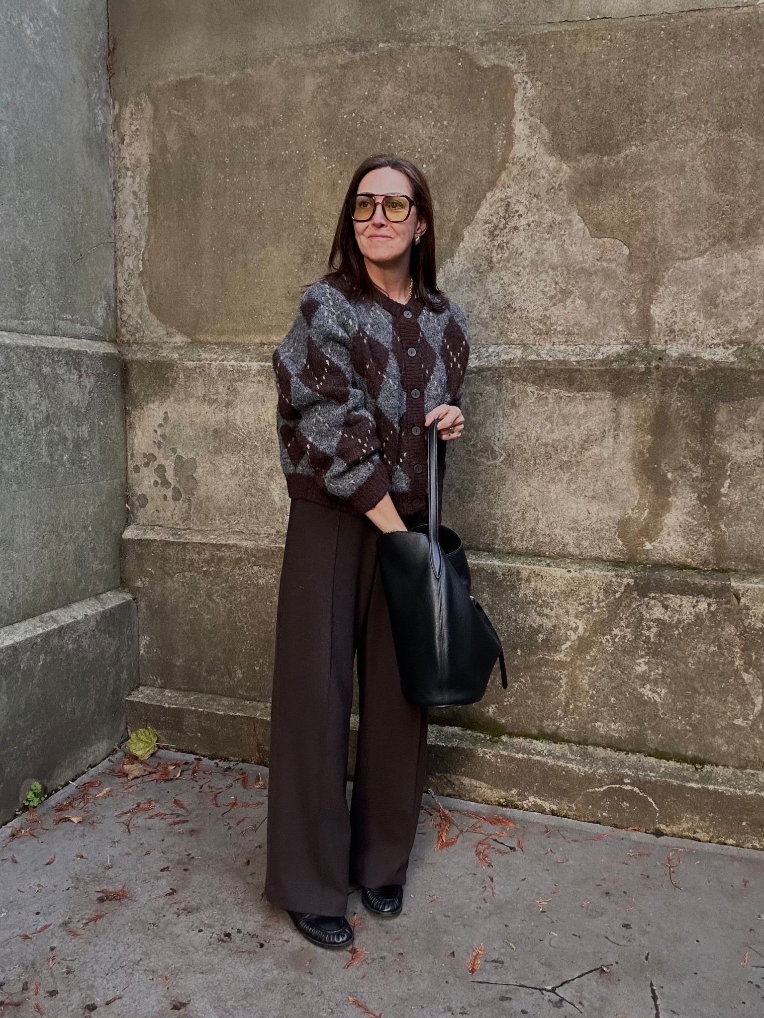 Cosy and stylish? - yes please! This look is all I want to wear atm 🤎🩶🤎🩶
I wear a medium (long) trousers and L cardi x

#LTKuk #LTKover50style #LTKwinter