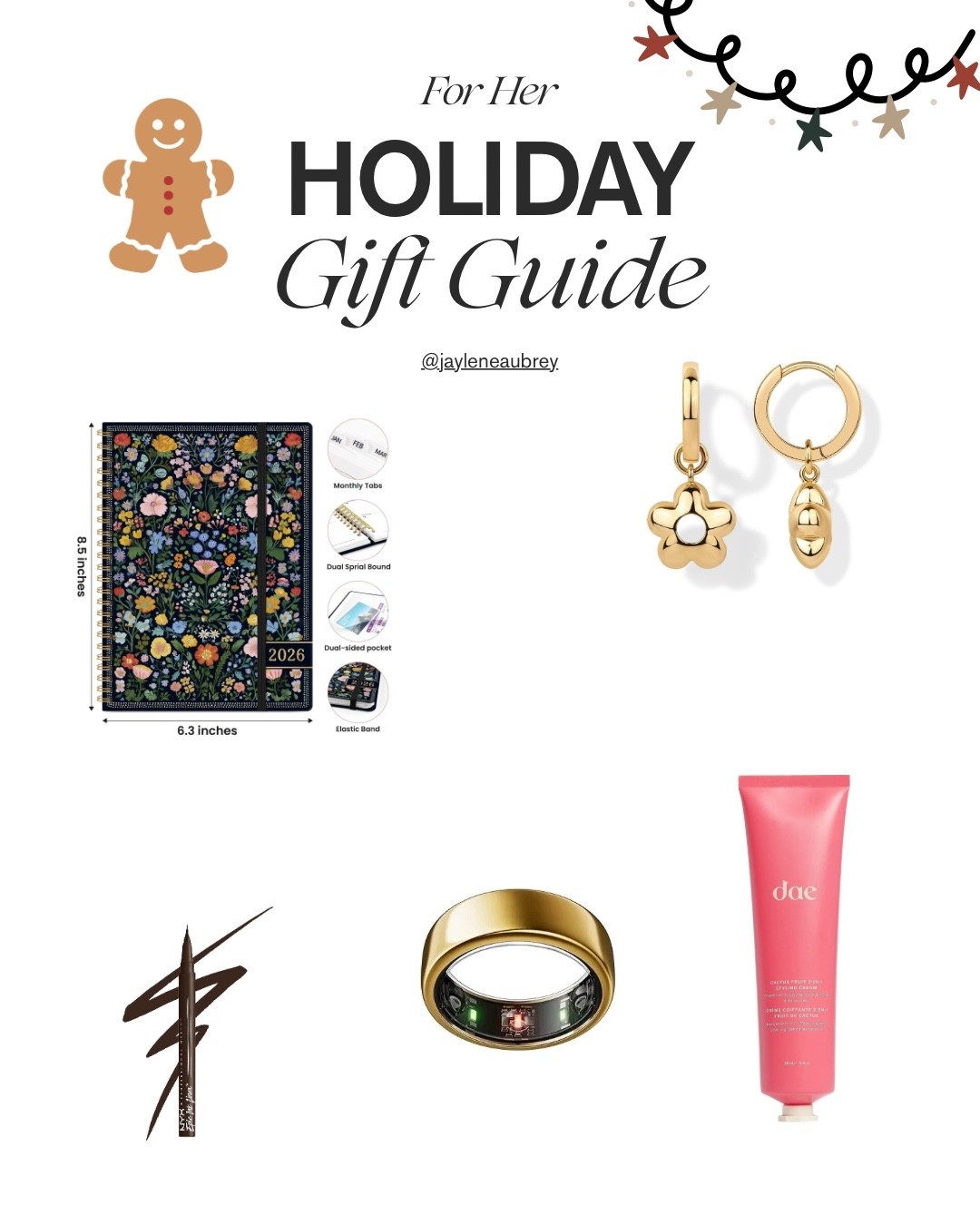 Top picks for her! From eyeliners to a smart ring, and everything in between.

#giftguide #giftsforher #momlife 

#LTKHoliday #LTKGiftGuide #LTKmomlife