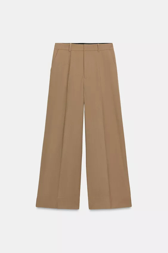ZW COLLECTION WIDE LEG PANTS | Zara US