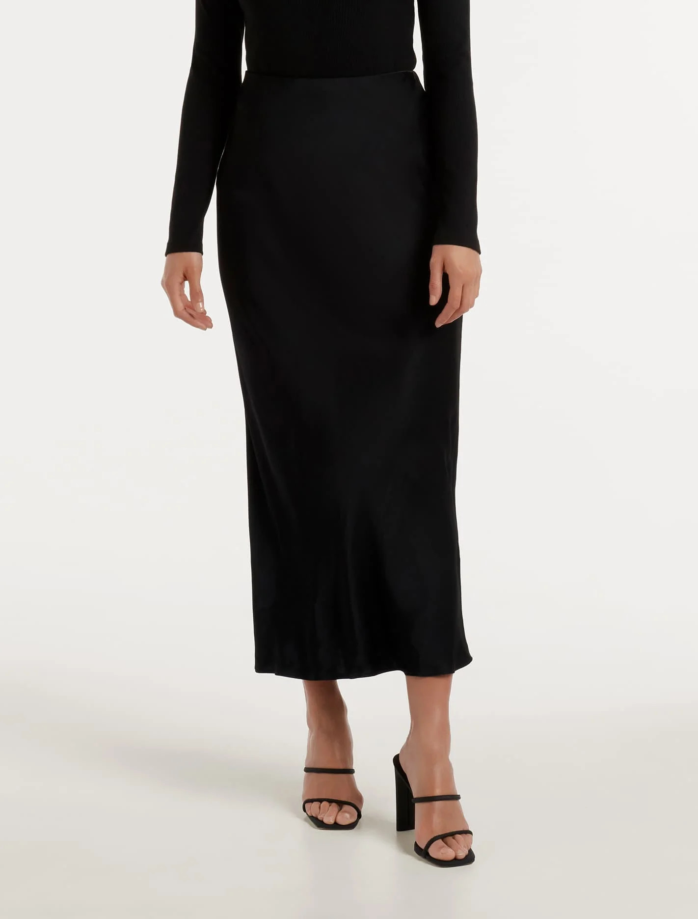 Portia Bias Cut Midi Skirt | Forever New (AU)
