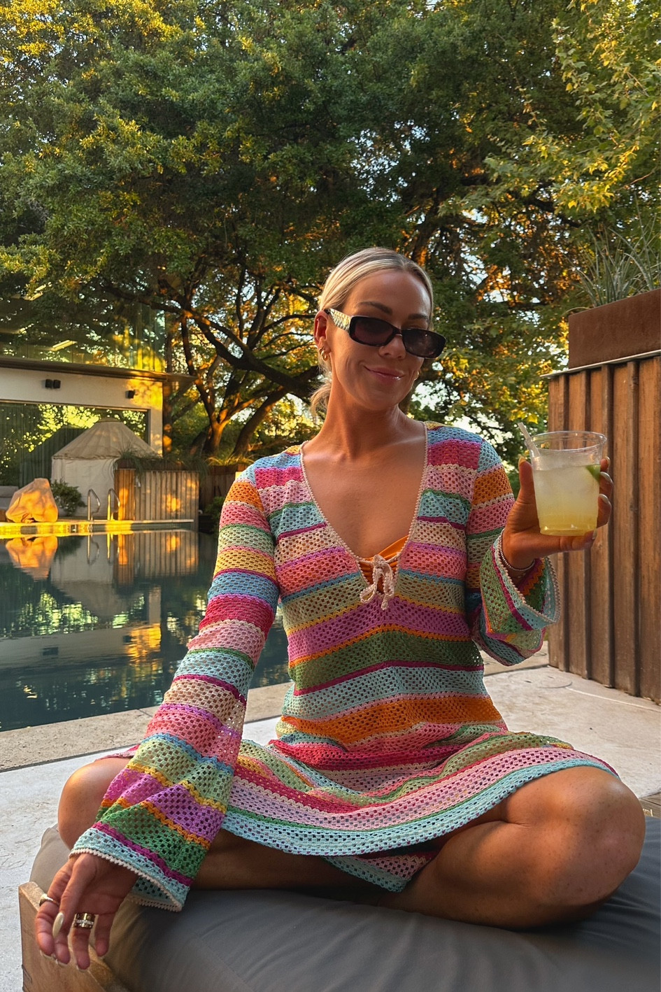 HUGE SALE on this fun swim coverup!! Retails for $178 — on sale on fashion pass for $44 (no need for a membership) 🤯 plus if you want to sign up for a FashionPass memebership, CARLYMC gets you $70 off!!

#LTKfindsunder50 #LTKswim #LTKsalealert
