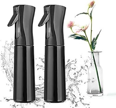 Hair Spray Bottle Empty Plastic Trigger Spray Bottle Refillable Fine Mist Sprayer Bottle 2 Pack 1... | Amazon (US)