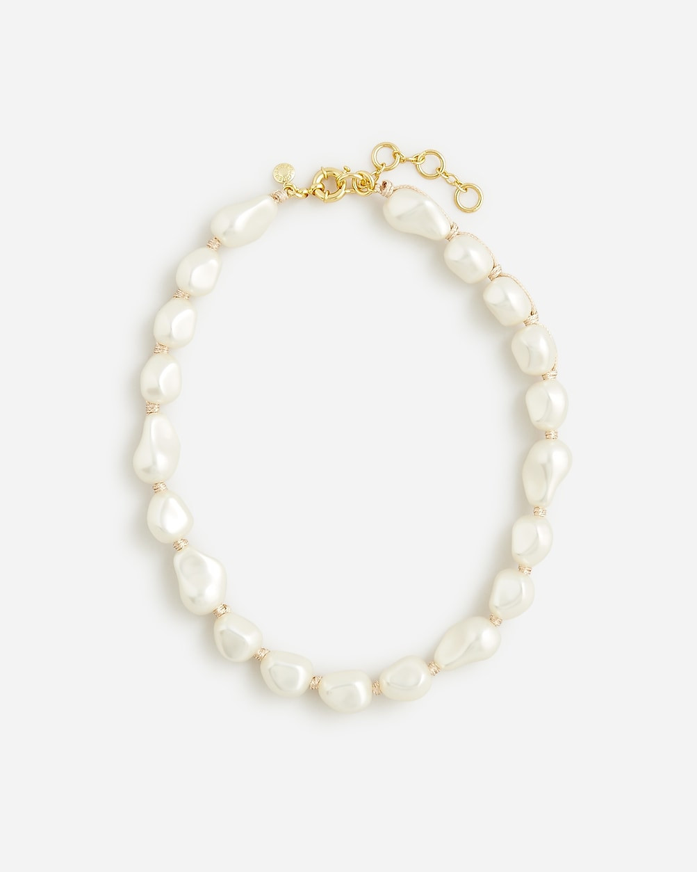 Rope-tied pearl necklace | J. Crew US