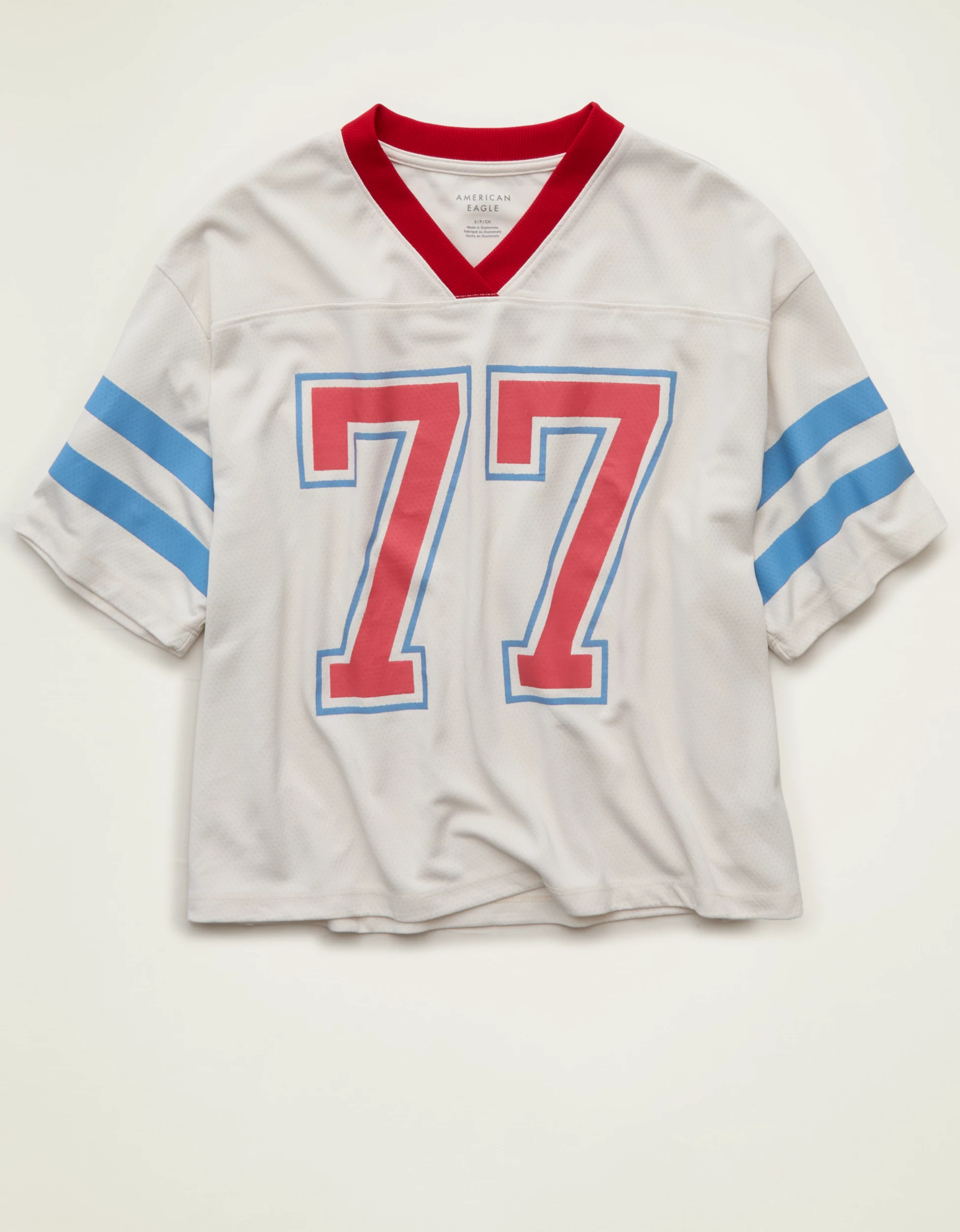 AE V-Neck Americana Graphic Mesh T-Shirt | American Eagle Outfitters (US & CA)