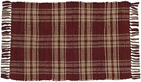 Park Designs 315-25K Sturbridge Rag Rug, 24" x 42", Wine | Amazon (US)