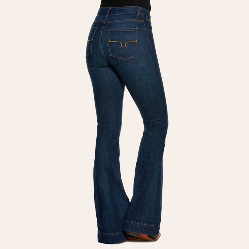 Kimes Ranch Jennifer Dark Wash Super Flare Jeans | Cavender's