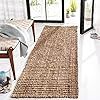 Safavieh Natural Fiber Collection NF447A Hand Woven Natural Jute Runner (2'6" x 8') | Amazon (US)