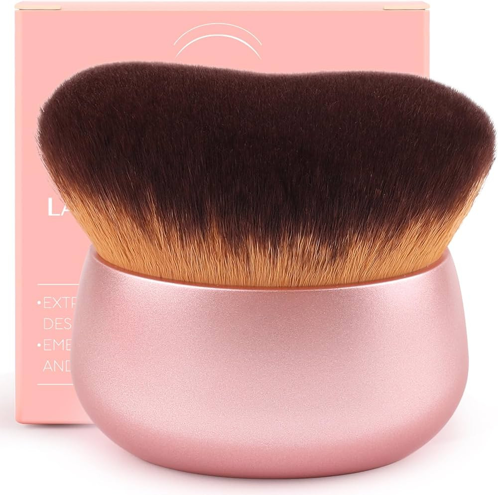 75MM Extra Large Self Tanner Kabuki Makeup Brush – Ultra Soft Dense Vegan Bristles for Body Mak... | Amazon (US)