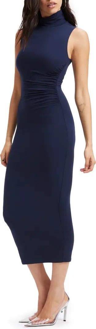 Good Touch Sleeveless Turtleneck Body-Con Midi Dress | Nordstrom