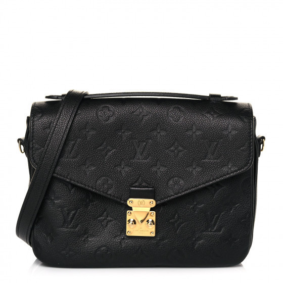 LOUIS VUITTON Empreinte Pochette Metis Black | Fashionphile
