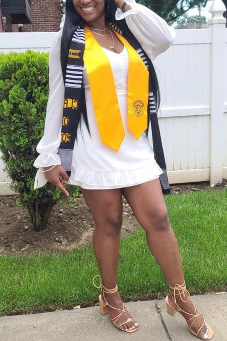 This white graduation dress is so cute!

#graduationdress

#LTKunder100