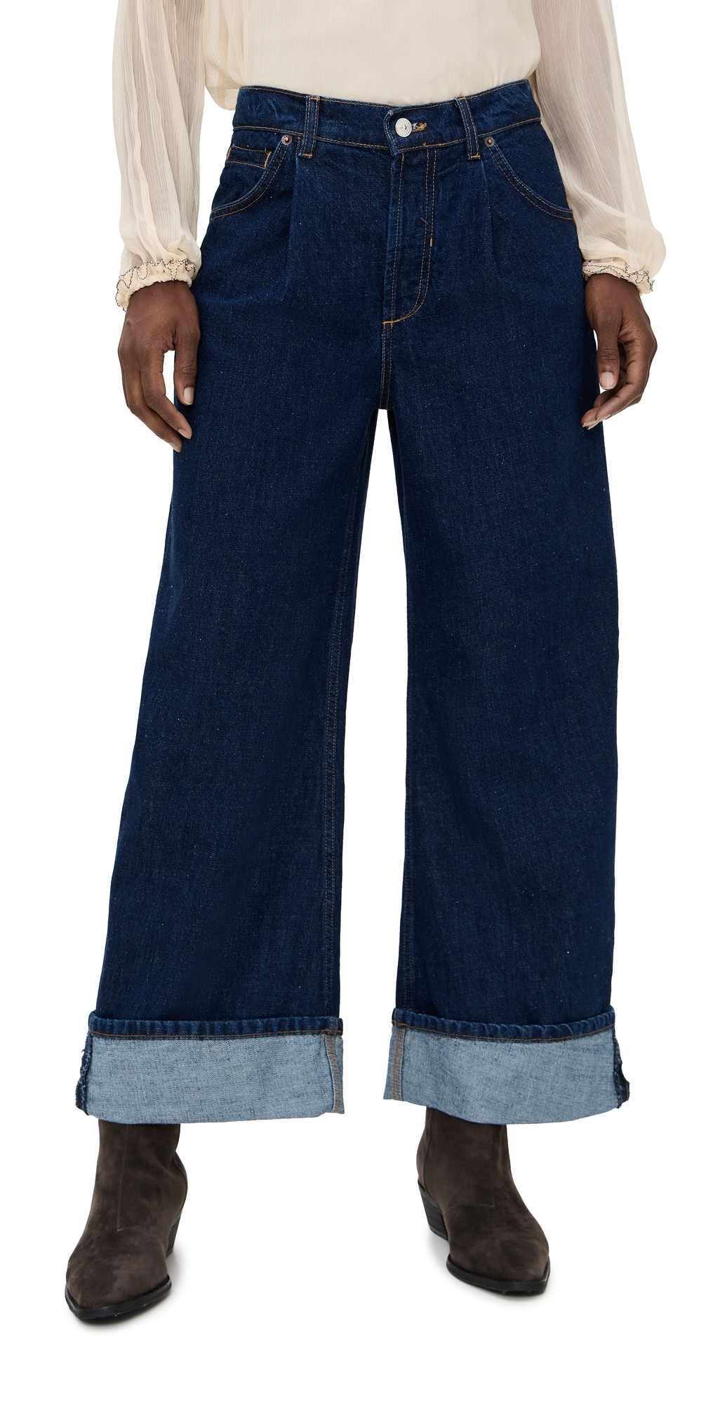 Free People Alia Wide Leg Jeans Hawthorne 24 | Shopbop